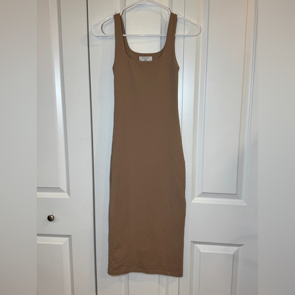 Babaton Tan Midi Dress - Picture 1 of 14